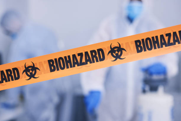 Professional Biohazard Cleanup technician working in Reesville, OH